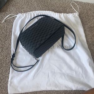 Black/Dark grey  MK cross body bag.
